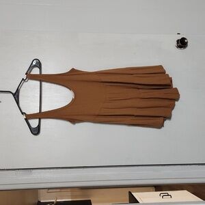 Burnt orange boutique romper